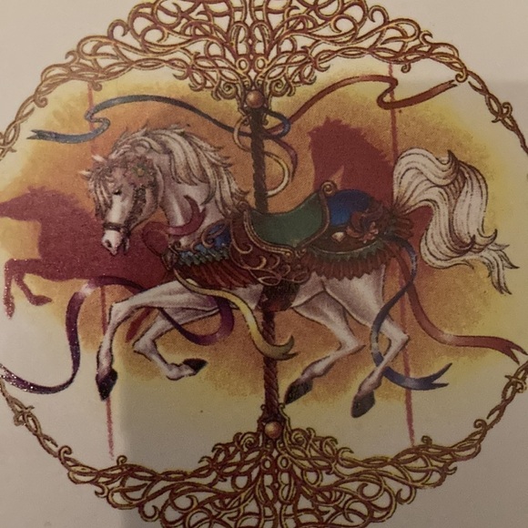 Ceramic Carousel Coasters - Set of 4 - Picture 4 of 11